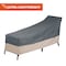 Modern Leisure Renaissance Patio Chaise Lounge Cover, 65 in. L x 28 in. W x 29 in. H, Gray 3018 - alternate 1